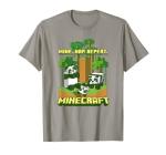 Minecraft Pandas Mine Nap Repeat Poster T-Shirt