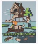 Minecraft Boys 2-Piece Fleece Sweatshirt Pants Set Pullover Hoodie and Jogger