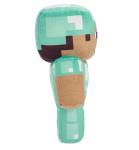 Mattel Minecraft Diamond Steve Soft Plush Collectible Pixelated Design Famous Game Character Toy for Kids 3+ Years HPP23