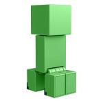 Minecraft Creeper Action Figure, 3.25-in, with 1 Build-a-Portal Piece & 1 Accessory, Building Toy Inspired by Video Game, Collectible Gift for Fans & Kids Ages 6 Years & Older