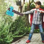 Dpucle 3pcs Game Toys,Foam Sword Pickaxe and Axe for Role-Play,Weapons,Halloween for Video Game Fans (3pcs Toys)