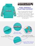Minecraft Hoodie For Girls | Gaming Girls Hoodie | Clothing For Gamers Blue | 10