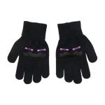Minecraft Creeper & Enderman 3-Piece Beanie & Gloves Set
