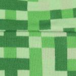 Minecraft Creeper Embroidered Face Allover Pixelated Design Gamer Cuffed Adult Beanie Hat OSFM for Men Women Green