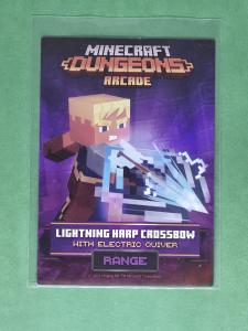 2025 Minecraft Dungeons Arcade Cards: #24/143, Lightning Harp Crossbow Rare
