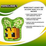 Minecraft Honey Bee Accent Rug | 31x29 Inches