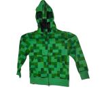Kids Minecraft Zippered Hoodie Size X Small