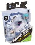 Teleporting Enderman, Wolf with Bone & Skeleton with Diamond Armor Mini Figure (3 Pack)