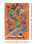 Minecraft - Gaming Poster (Funtage Montage) (Size: 24" x 36") (Laminated Poster & Strips)
