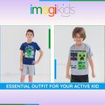 Minecraft Creeper Boys T-Shirt and Shorts Set