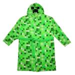 Minecraft Men's Creeper Fleece Bathrobe - One Size