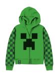 Minecraft Licensed Boys Long Sleeve Full Zip Cosplay Hoodie Size M (8) NEW