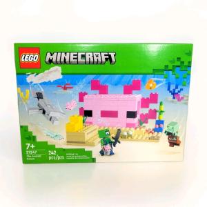 LEGO Minecraft The Axolotl House (21247) - Brand New, Factory Sealed