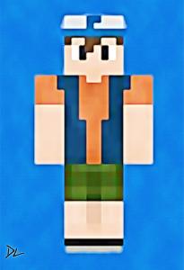 Dipper Pines "Minecraft" Original Pop Art Print - 13 x 19 Poster