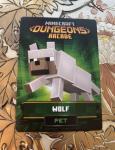 Minecraft Dungeons Arcade Card Series 4 Wolf #53/143 Pet Rare
