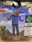 Minecraft Zombie Boys Costume Size S Glow in the Dark Mojang