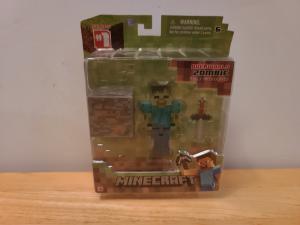 Jazwares Mojang Minecraft Action Figures Series 1 Overworld Zombie NEW