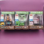 Minecraft Paladone Icons Lot of 3 Steve Creeper Axolotl Light