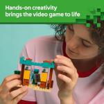 Bundle of LEGO Minecraft The Illager Desert Patrol + The Nether Lava Battle Building Sets - Minecraft Toys for Kids, Boys & Girls Ages 6-7 - Gift Idea for Birthdays - W/ 8 Minifigures - 21267 + 21266