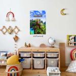 Hilycen Minecraft Poster For Fans Kids Gifts-Game Minecraft Posters Canvas Prints Picture For Teen Boy Girls Room Bedroom Wall Decor