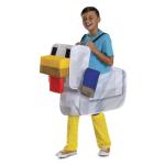 Disguise Minecraft Chicken Jockey Ride On Costume, Official Minecraft Costume Outfit with Easy Set Up, One Size Child