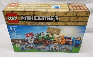 LEGO Minecraft Crafting Box 21116 Factory Sealed 518 Pcs New Retired