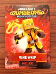 Minecraft Dungeons Arcade VINE WHIP Melee Card Series 3 #66/143 Rare