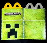 McDonald's Minecraft 2025 Adult Meal Lot - 4 SEALED Figures CIB & Creeper Box