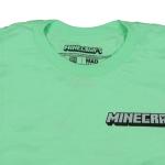Minecraft T-Shirt Men's Game Essentials Grid Two-Sided Adult Graphic Tee (XX-Large) Mint Green