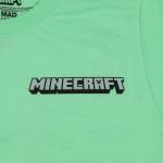 Minecraft T-Shirt Men's Game Essentials Grid Two-Sided Adult Graphic Tee (XX-Large) Mint Green