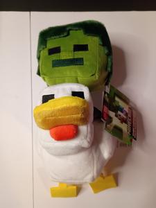 Mattel Minecraft Plush Zombie Chicken Jockey Toy Collectible 8-inch Soft Play