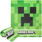 Minecraft Creeper Fleece Blanket for Kids Teens 46.5" x 39.4" Green Soft Plush Throw for Bed Sofa Couch Gamer Room Decor Gifts for Kids
