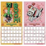 2025 Minecraft Wall Calendar (Bilingual French) (English and French Edition)