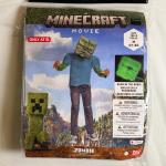Minecraft Movie Zombie Boys Costume Medium 7-8 Glow In Dark