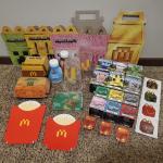 Minecraft McDonald’s 2025 Toy Set 1–12 w/ Boxes, Cups & Nether Sauce