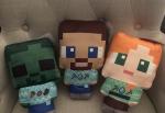 Minecraft Plush Lot 3 Pcs
