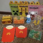 Minecraft McDonald’s 2025 Toy Set 1–12 w/ Boxes, Cups & Nether Sauce