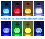 Minecraft Color Changing Potion Bottle LED Lamp