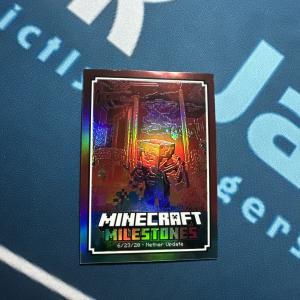 2024 Panini Minecraft Milestones SSP Ultra Rare Case Hit Nether Update #9