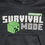 MINECRAFT Boys Size 4/5 Double Sided Pullover Hoodie with Kangaroo Pocket New