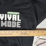 MINECRAFT Boys Size 4/5 Double Sided Pullover Hoodie with Kangaroo Pocket New