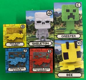 MINECRAFT TOYS - McDonald's Toys - 2025 - LOT of 6 - 3,4,6,7,9,10 - NEW / SEALED