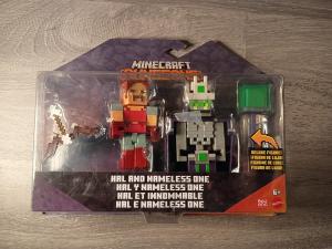 Minecraft Dungeons Hal and Nameless One NIB Mojang Action Figures