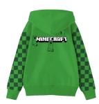 Minecraft Licensed Boys Long Sleeve Full Zip Cosplay Hoodie Size XL (14-16) NEW