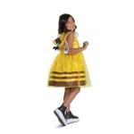 Minecraft Bee Dress Costume for Kids, Official Minecraft Costume Outfit with Hood and Wings, Child Size (4-6x)