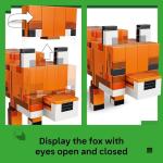 LEGO Minecraft The Fox Building & Pretend Play Toy for Boys & Girls - Poseable Video Game Character for Kids, Ages 10+ - Room Decor for Gaming Fans - Gift Idea for Birthdays - 21588