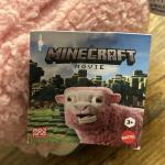 NEW w/  Tag Minecraft Movie Pink Sheep Plush Stuffed Animal Toy Official Mojang