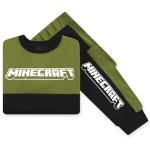 Minecraft Boys Sweatshirt And Sweatpants, Enderman, Skeleton And Creeper Boys Outfit Set, Gaming Kids Outfits, Black 7