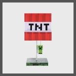 Minecraft TNT Table Lamp (Includes LED Light Bulb)