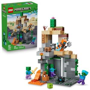 LEGO Minecraft Zombie Dungeon Building & Pretend Play Toy for Boys & Girls - Video Game Playset & Toy Figures for Kids, Ages 8+ - W/Wandering Wastelands Minifigure - Gift Idea for Birthdays - 21587
